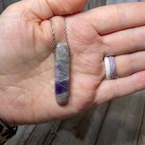 Amethyst Necklace Crystal Healing Tranquility Calm